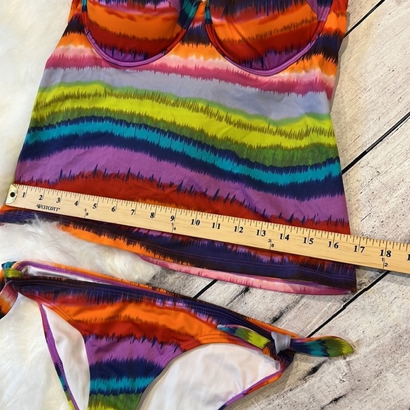Victoria's Secret 2 Piece Bikini Multicolor Bathing Suit - Picture 3 of 8